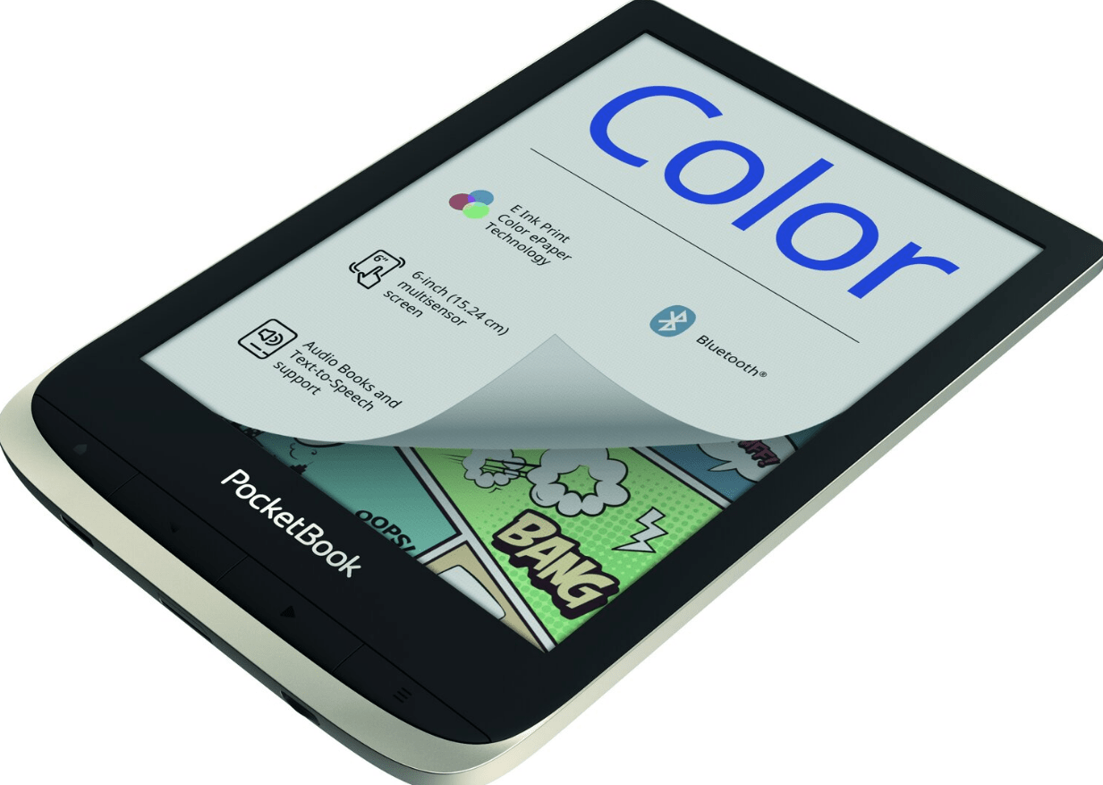 PocketBook Color Bezahlbarer EReader mit Farbe kann auch Comics