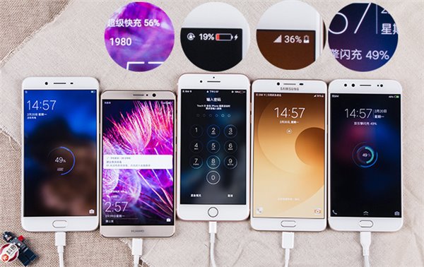 Wer lädt schneller Apple, Samsung, Huawei, Oppo oder Vivo? News