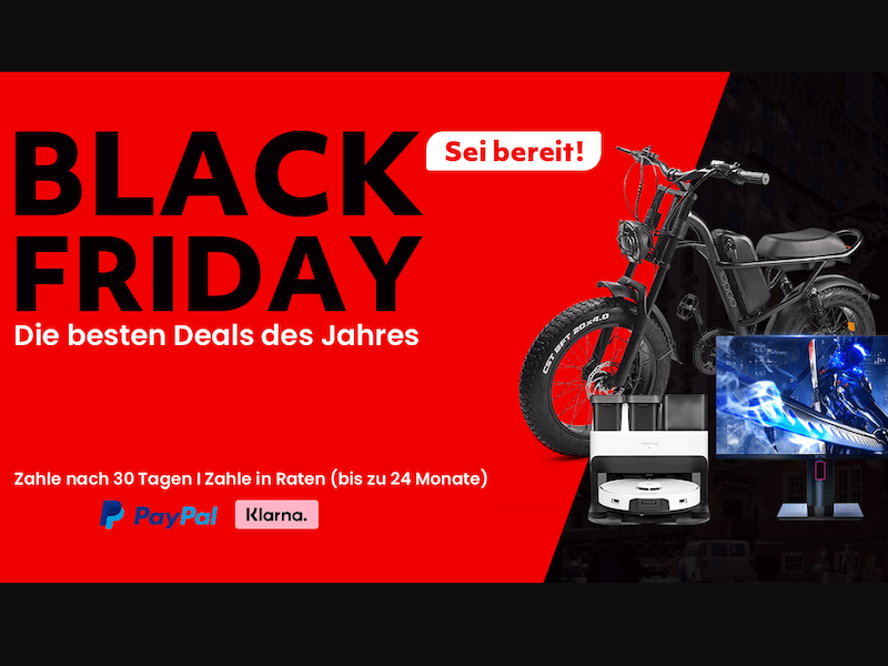 Black Friday PreSale Starker 500WattScooter mit Coupons zum