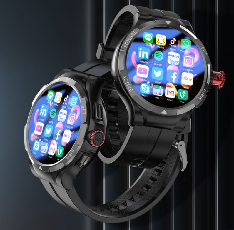 V10 4G Smartwatch mit vollwertigem Android, LTE und versteckbarer, rotierbarer Kamera startet