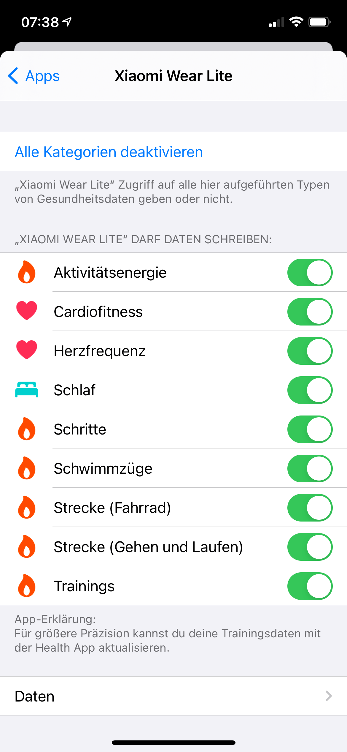 Das Xiaomi Mi Band 6 verbindet sich mit Apple Health, Google Fit und