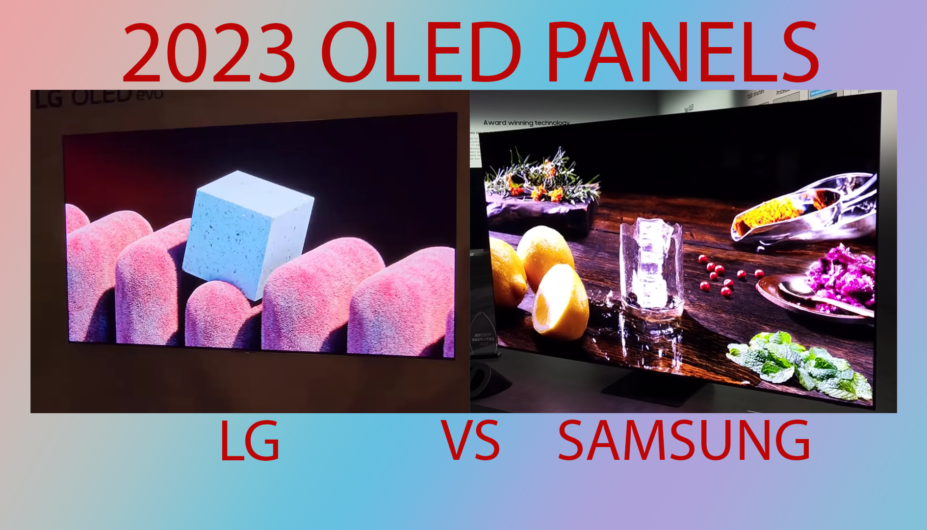 2023 Painéis de TV OLED A tecnologia MLA da LG versus a tecnologia QD