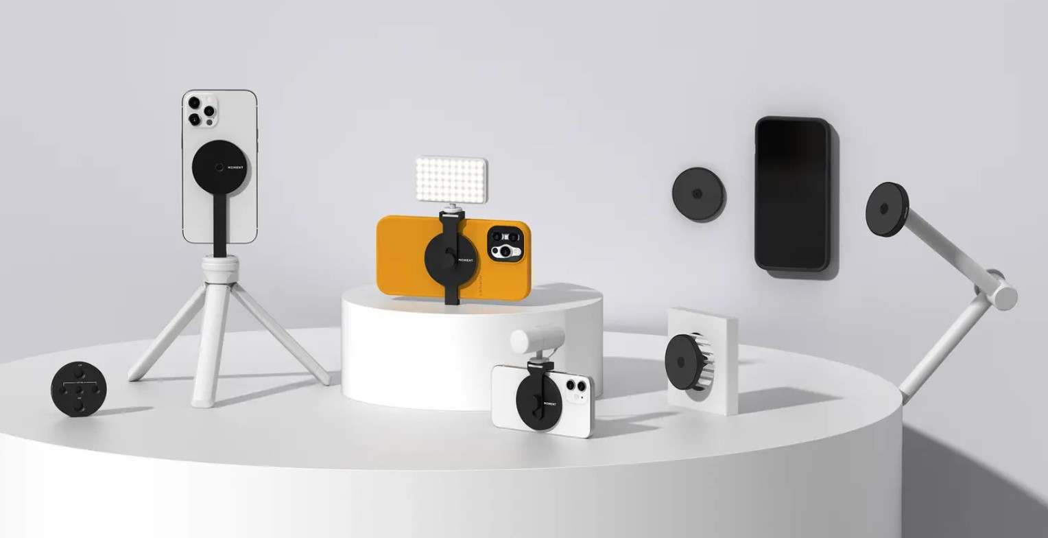 Novos acessórios MagSafe da Moment configuram seu iPhone 12 para
