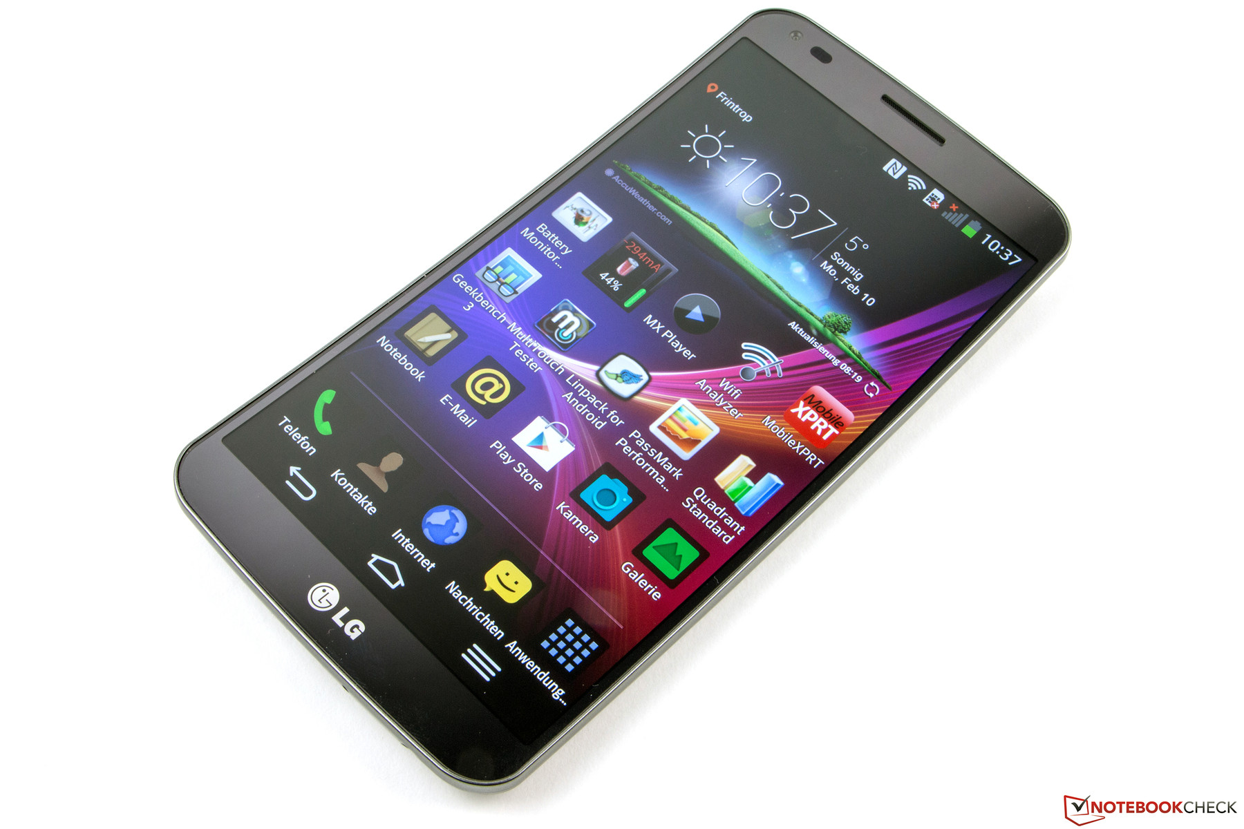 Breve Análise do Phablet LG G Flex Notebookcheck.info