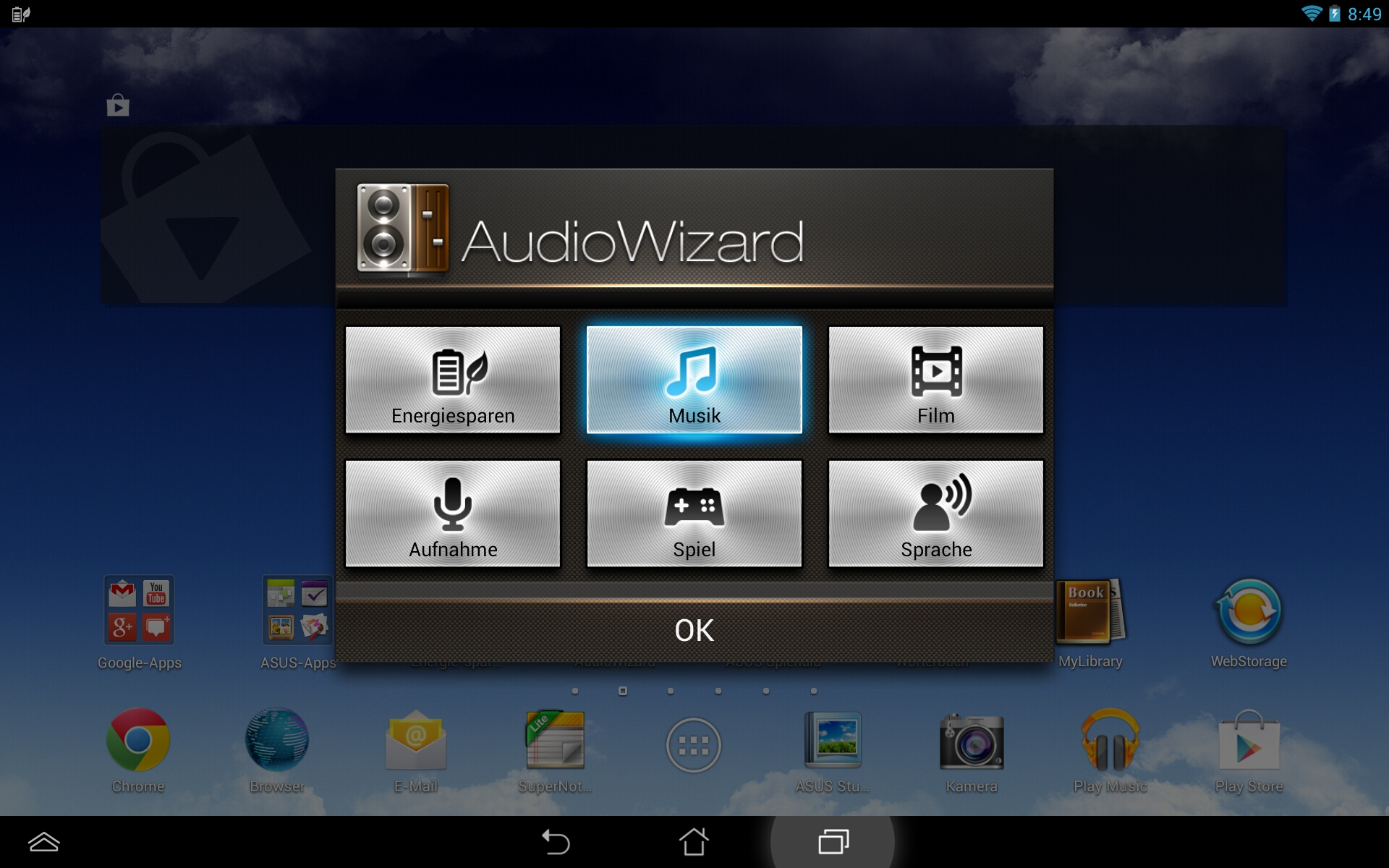 Asus CM6330 Audiowizard