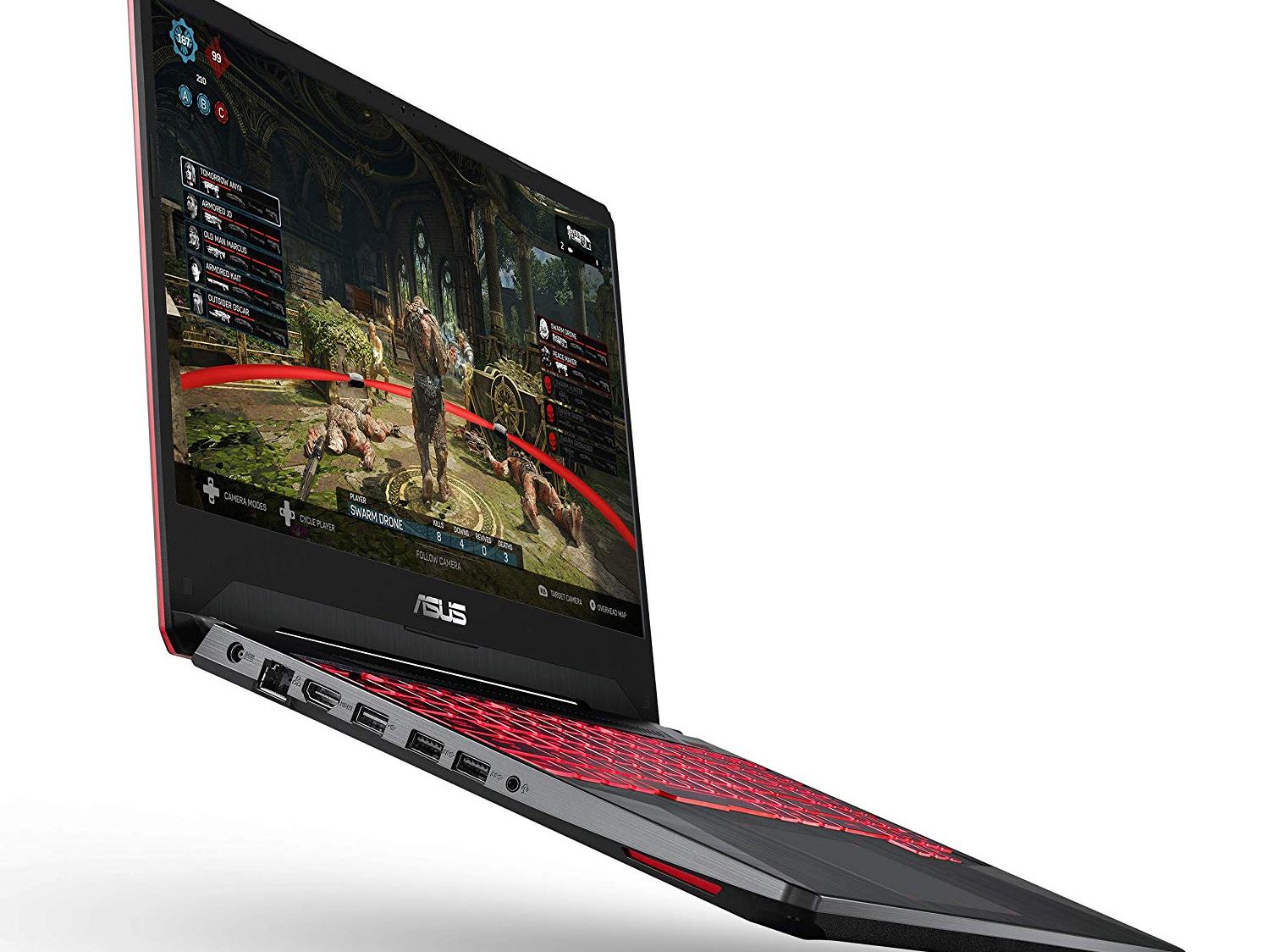 Asus TUF FX505DY laptop with Ryzen 5 3550H and Radeon RX