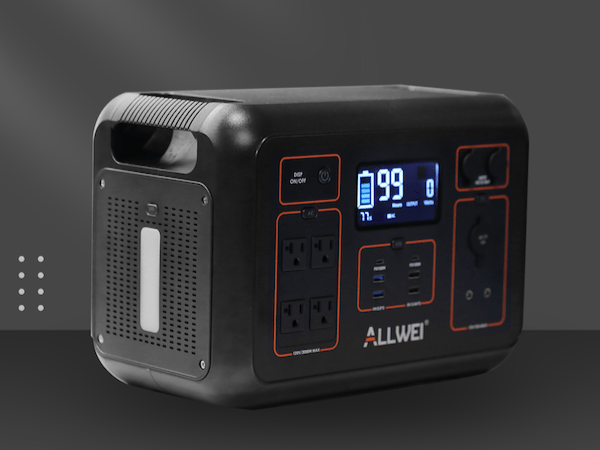 Allwei 2000 Pro portable solar power station has 2,264 Wh capacity and