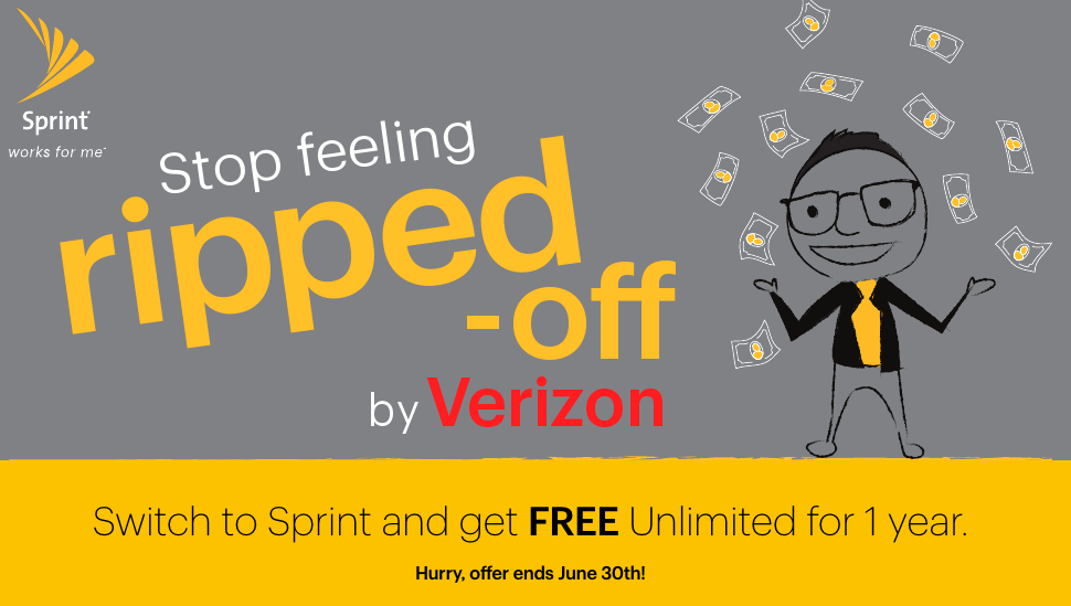 Sprint offers a free year of data to noncustomers willing to switch