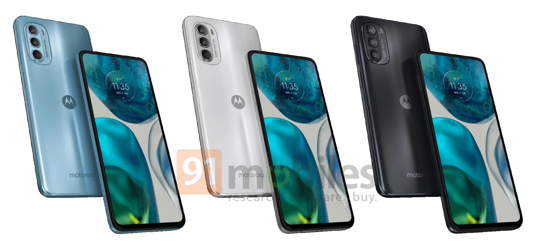 Motorola Moto G52 4G leaks as renders and specifications emerge