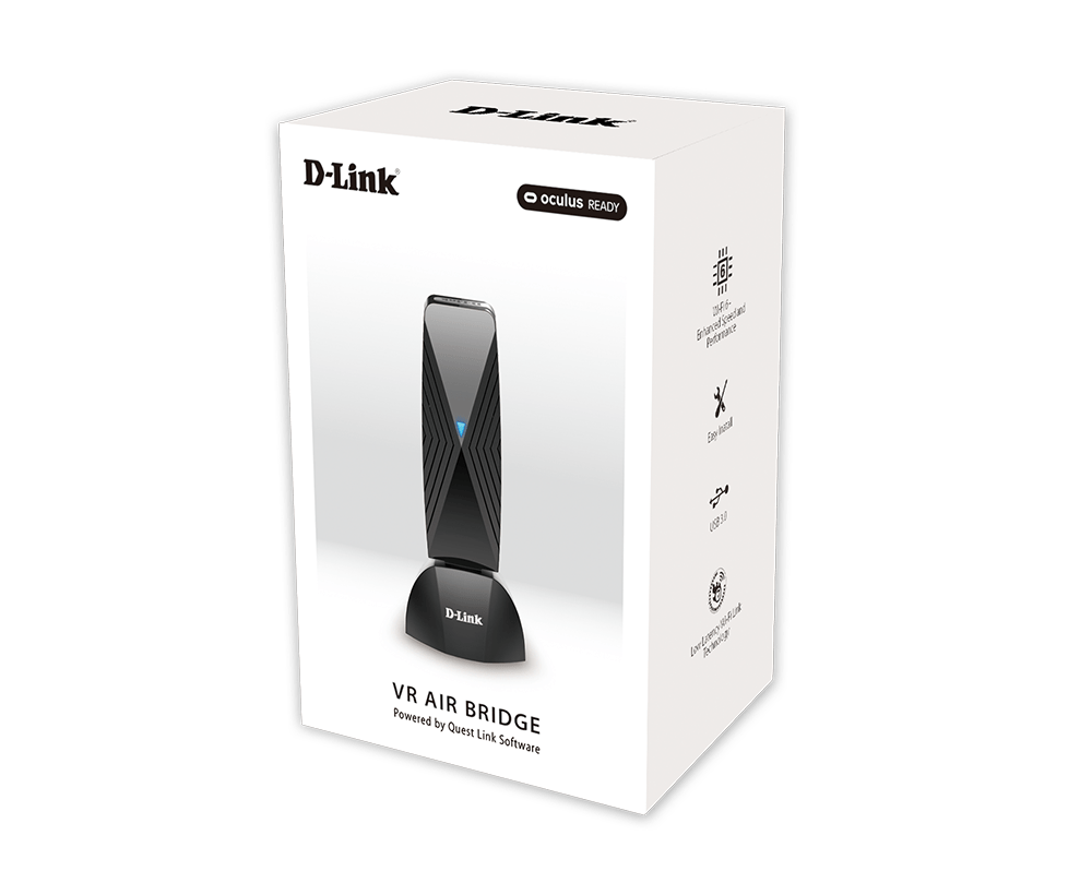 DLink DWAF18 VR Air Bridge for the Quest 2 is rated to improve