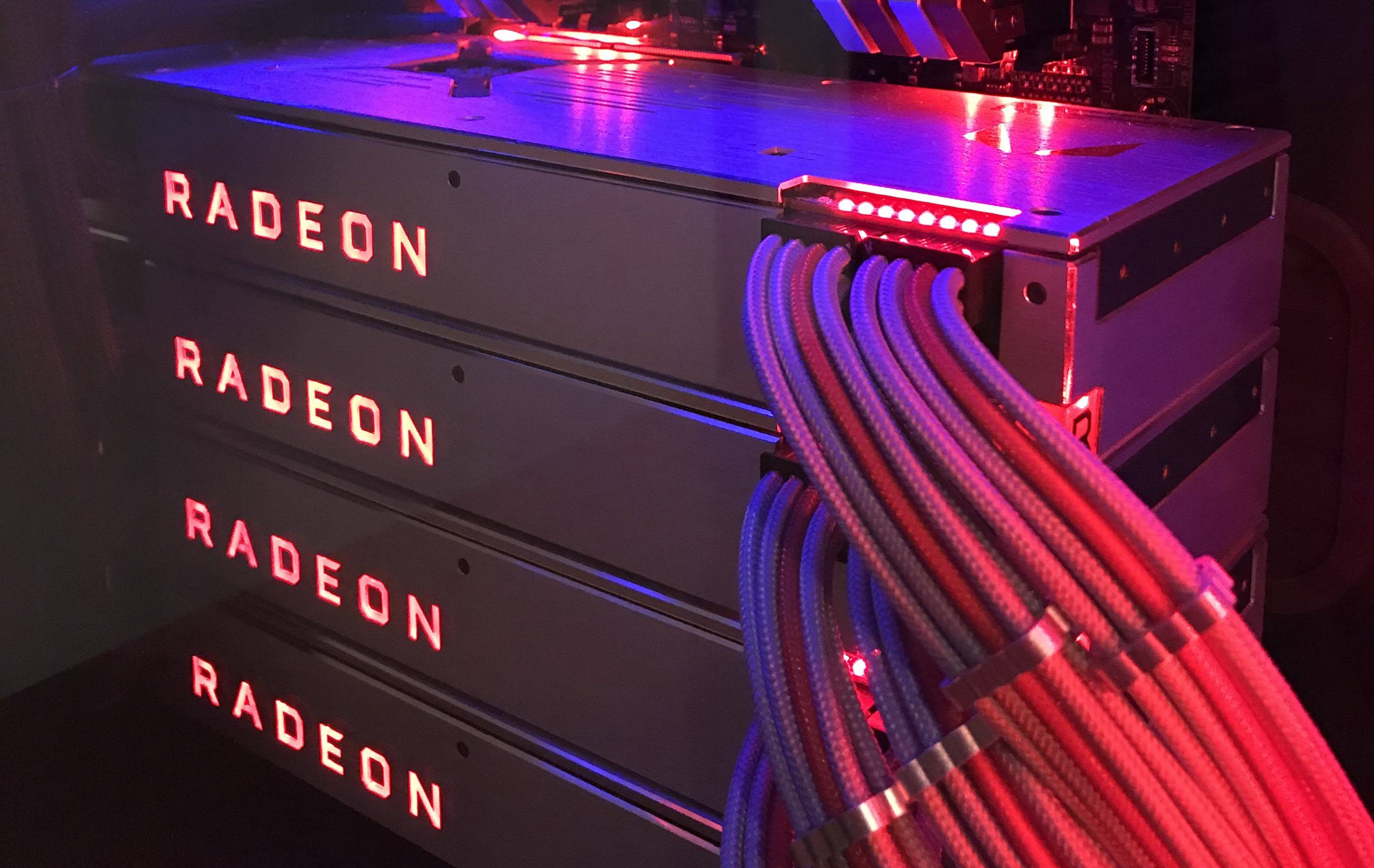 AMD fan amazes the red team with custom build PC featuring four Radeon