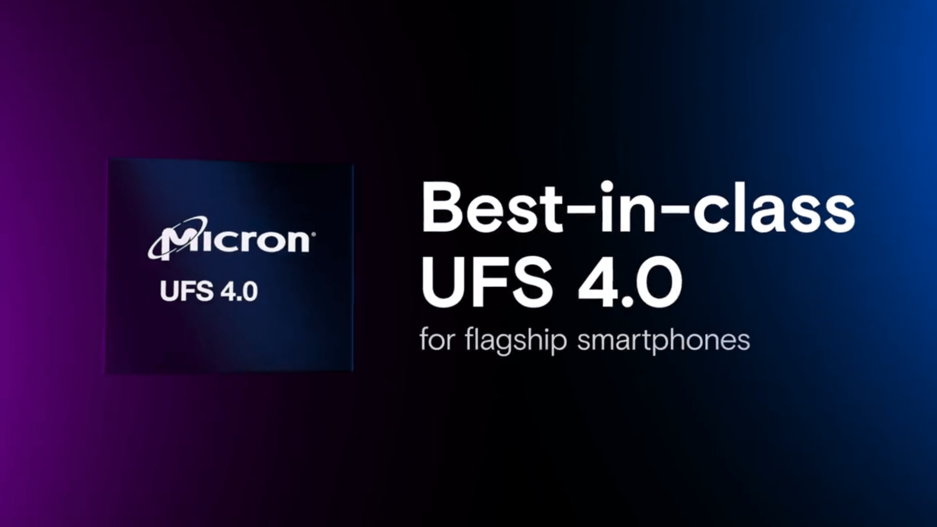 Micron UFS 4.0 storage for nextgen flagship smartphones makes debut