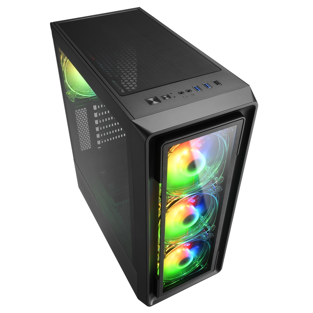 Sharkoon unveils two more RGB compact ATX cases, namely the SK3 and TK4