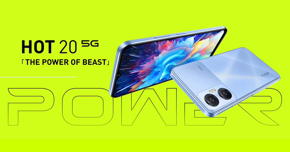 Infinix Hot 20 5G Midrange smartphone debuts with MediaTek Dimensity