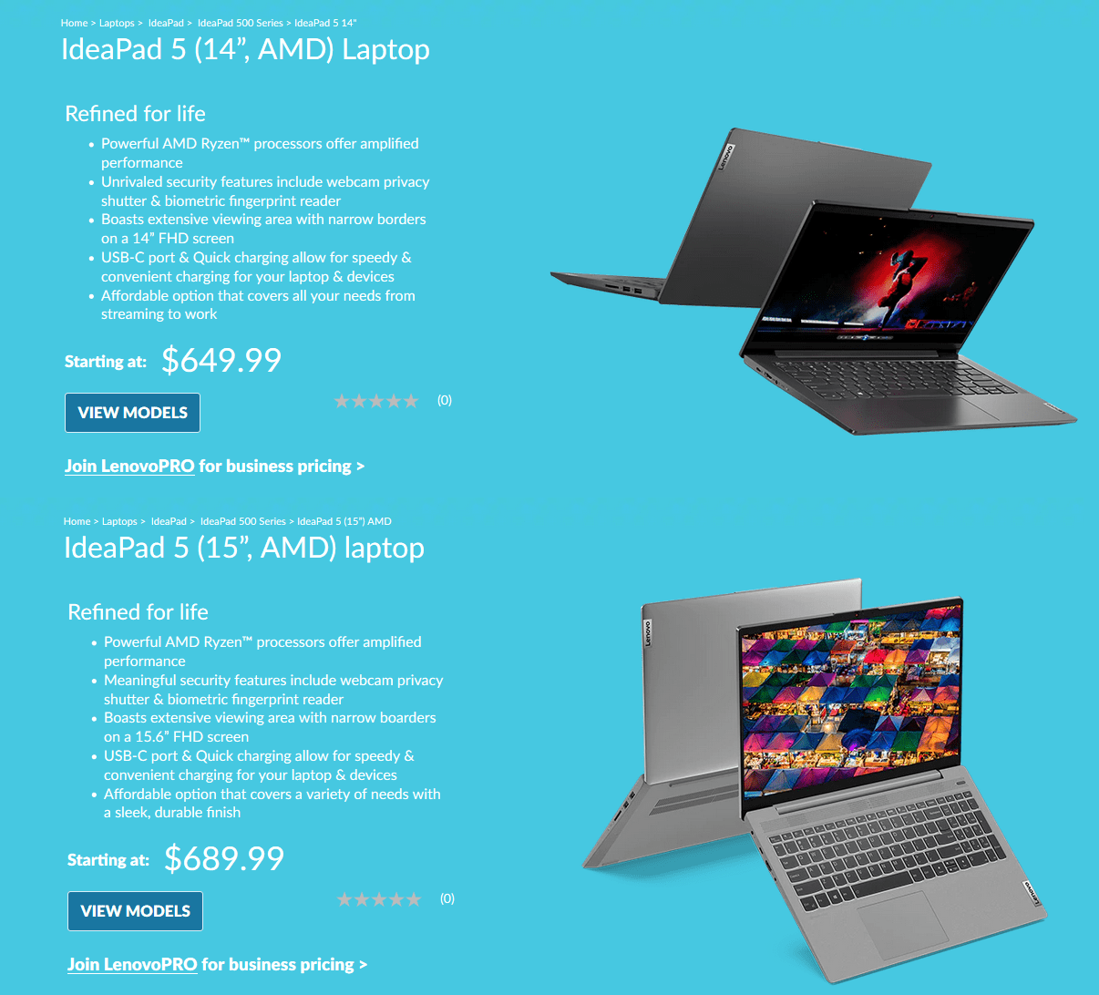 Lenovo IdeaPad 5 featuring AMD's Ryzen 5 4500U APU goes on sale