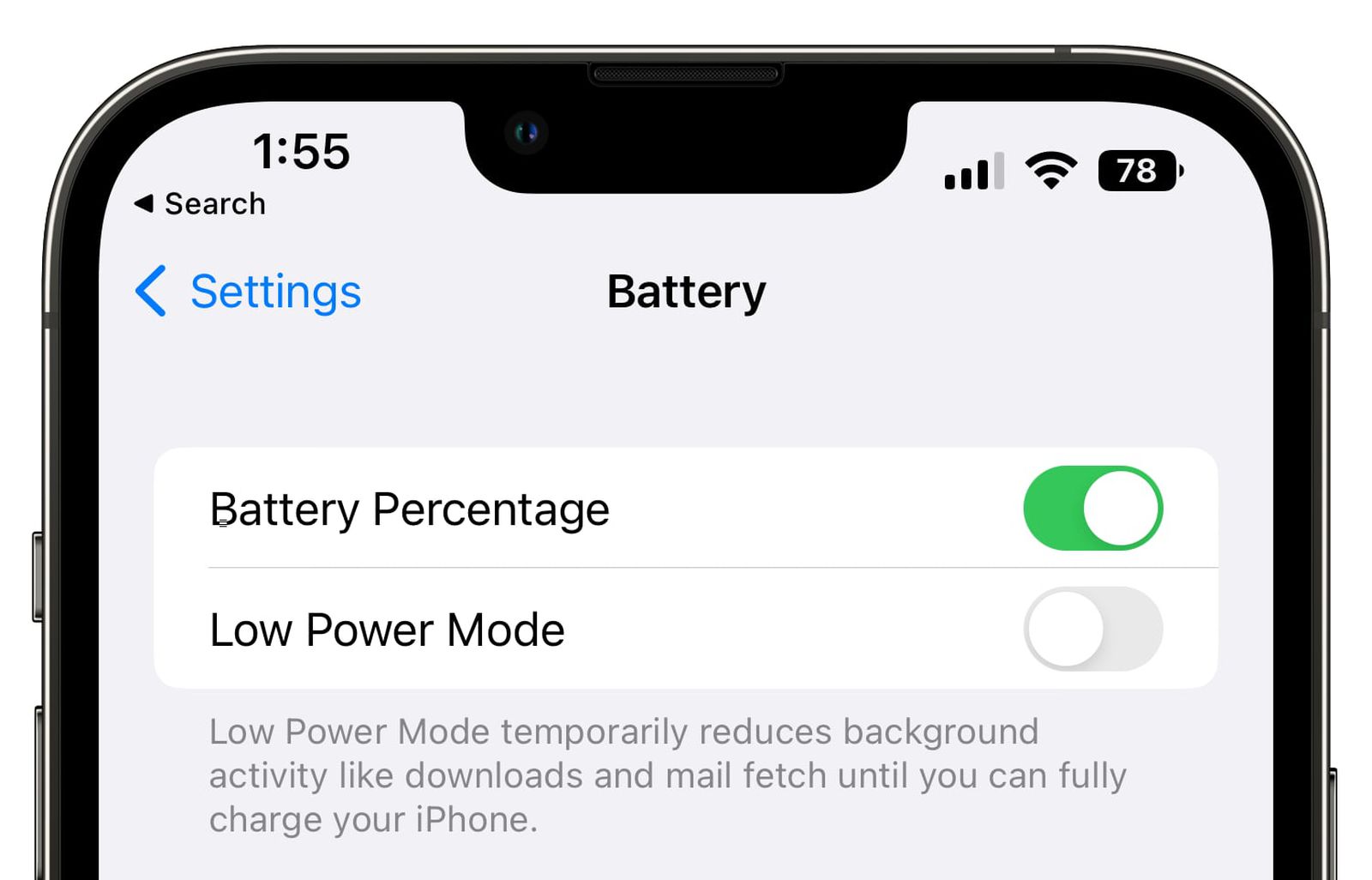 Apple iPhone finally receives battery percentage counter within the