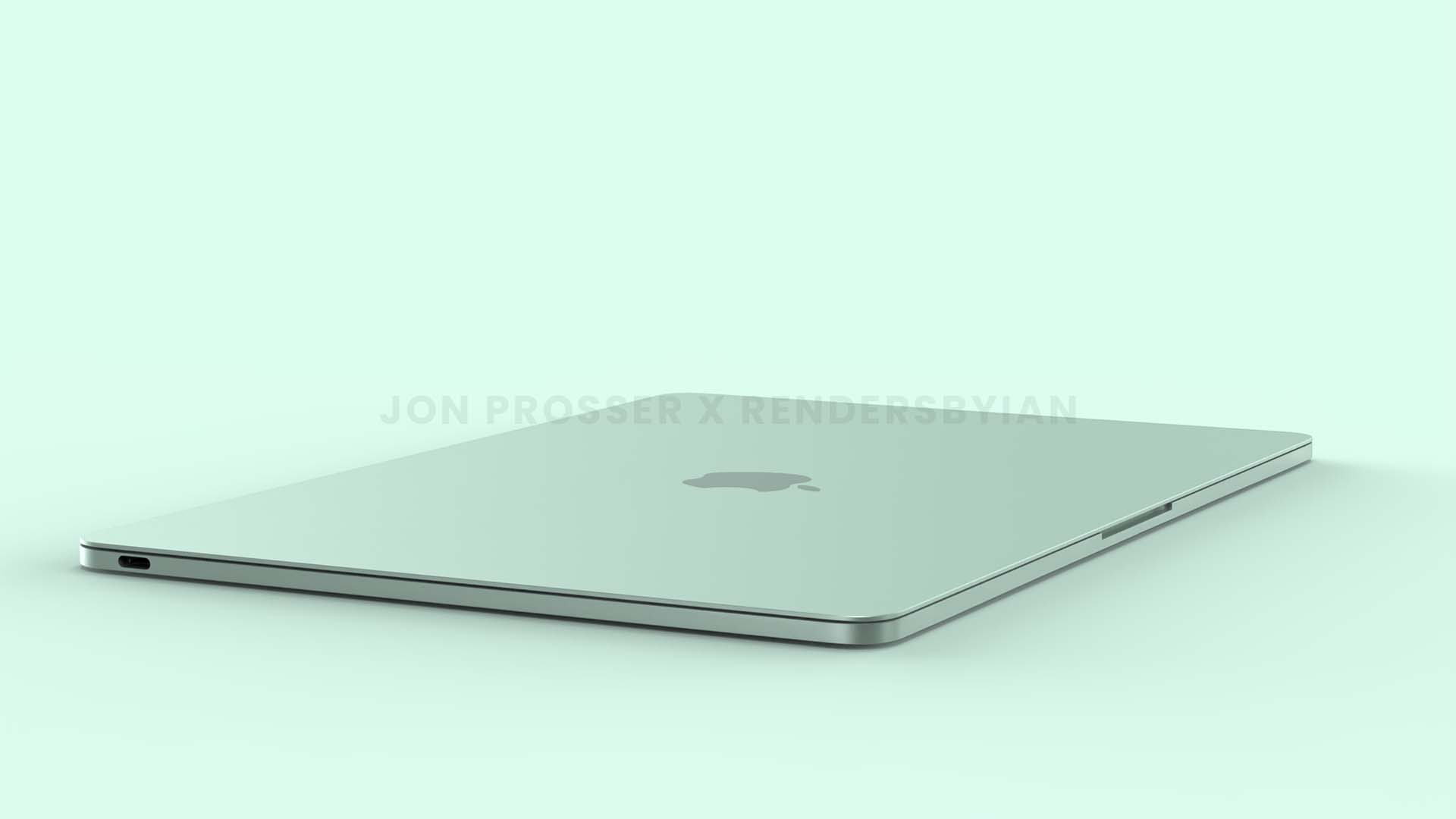 Next MacBook Air design revealed in iMac colours with a flat chassis