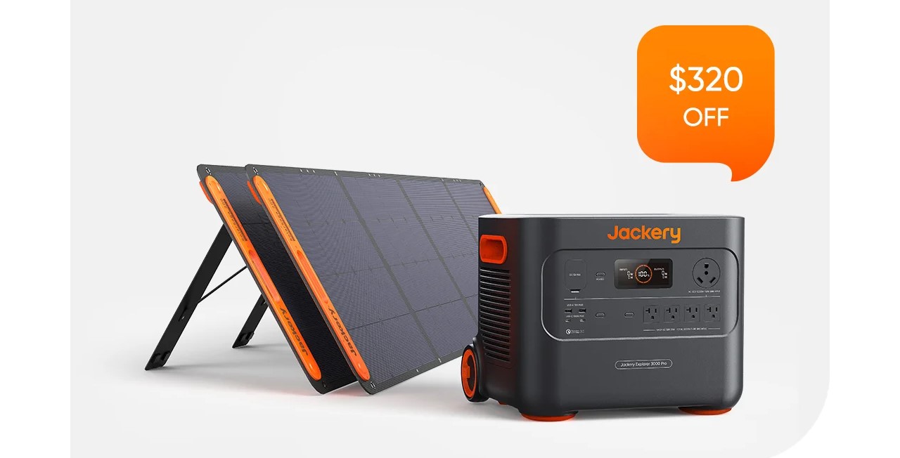 Get up to US863 off a new Jackery Solar Generator bundle
