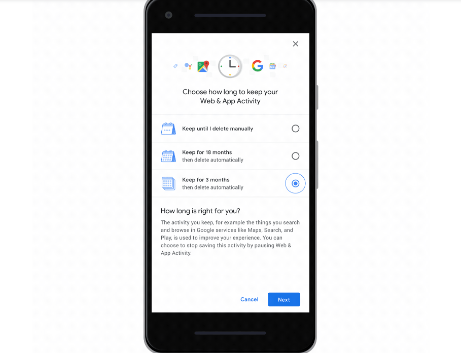 Autodelete your Google Location History with this new setting