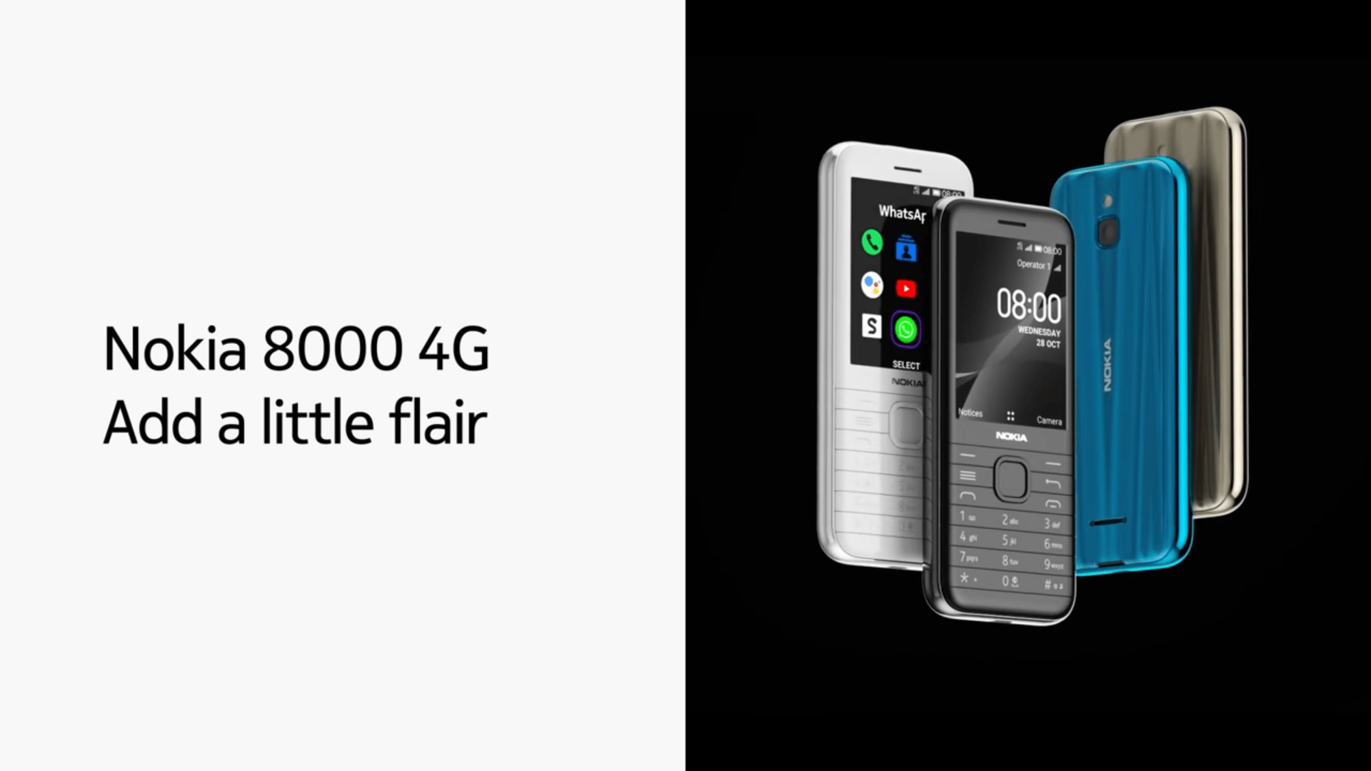 Nokia launches the 6300 and 8000 4G modern feature phones starting at