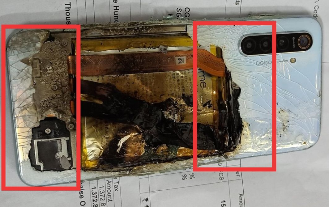 Brandnew Realme XT smartphone goes up in flames but Realme attributes