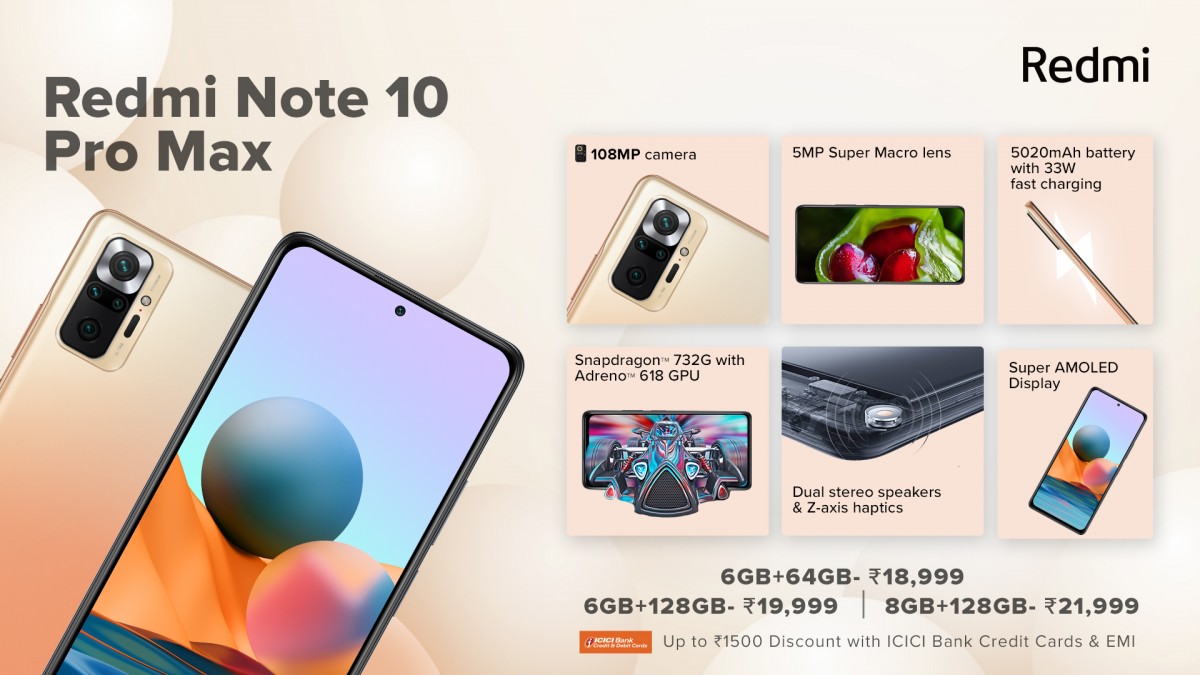 Redmi Note 10, Redmi Note 10 Pro, and Redmi Note 10 Pro Max launched in