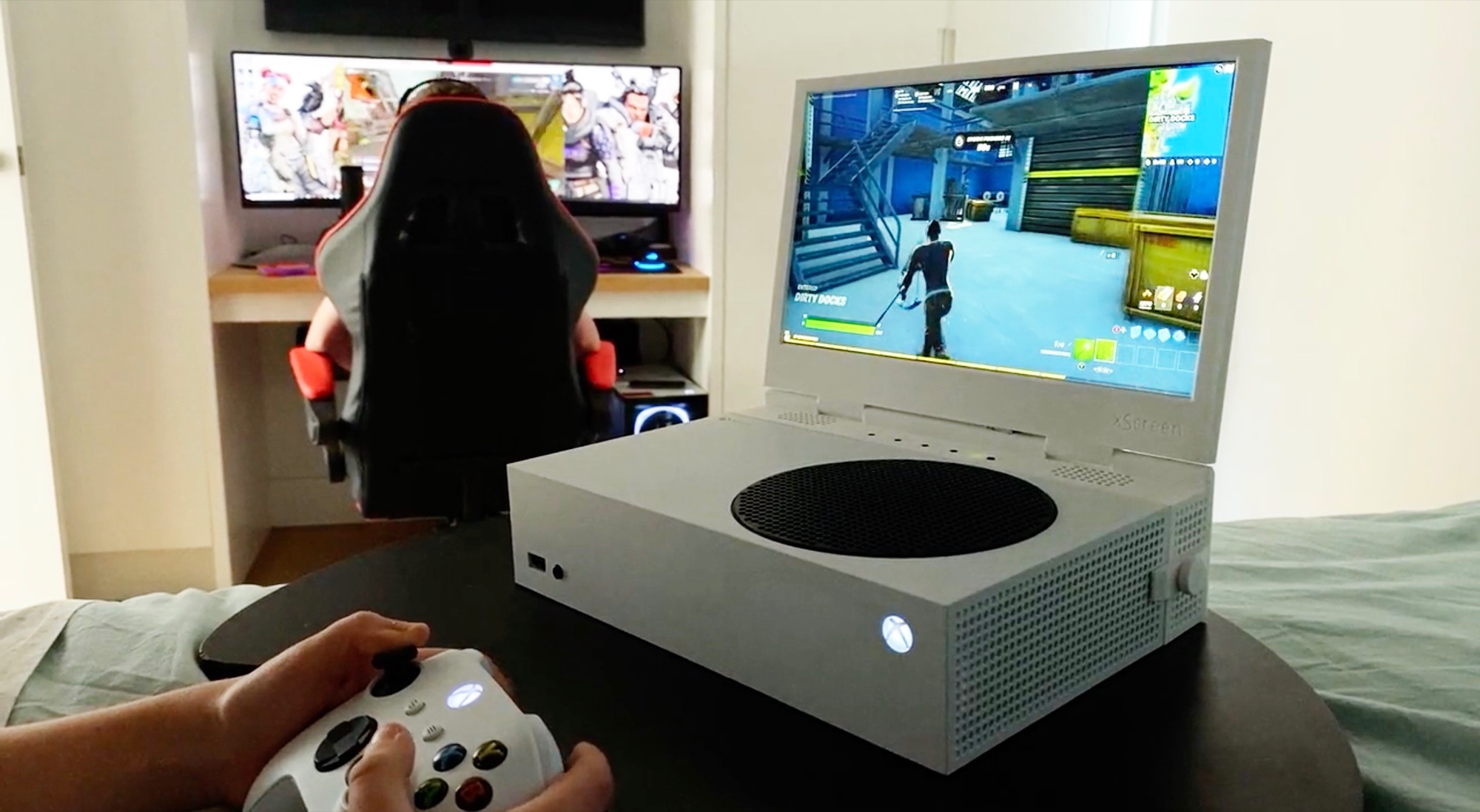 The xScreen display can turn your Xbox into a gaming laptop