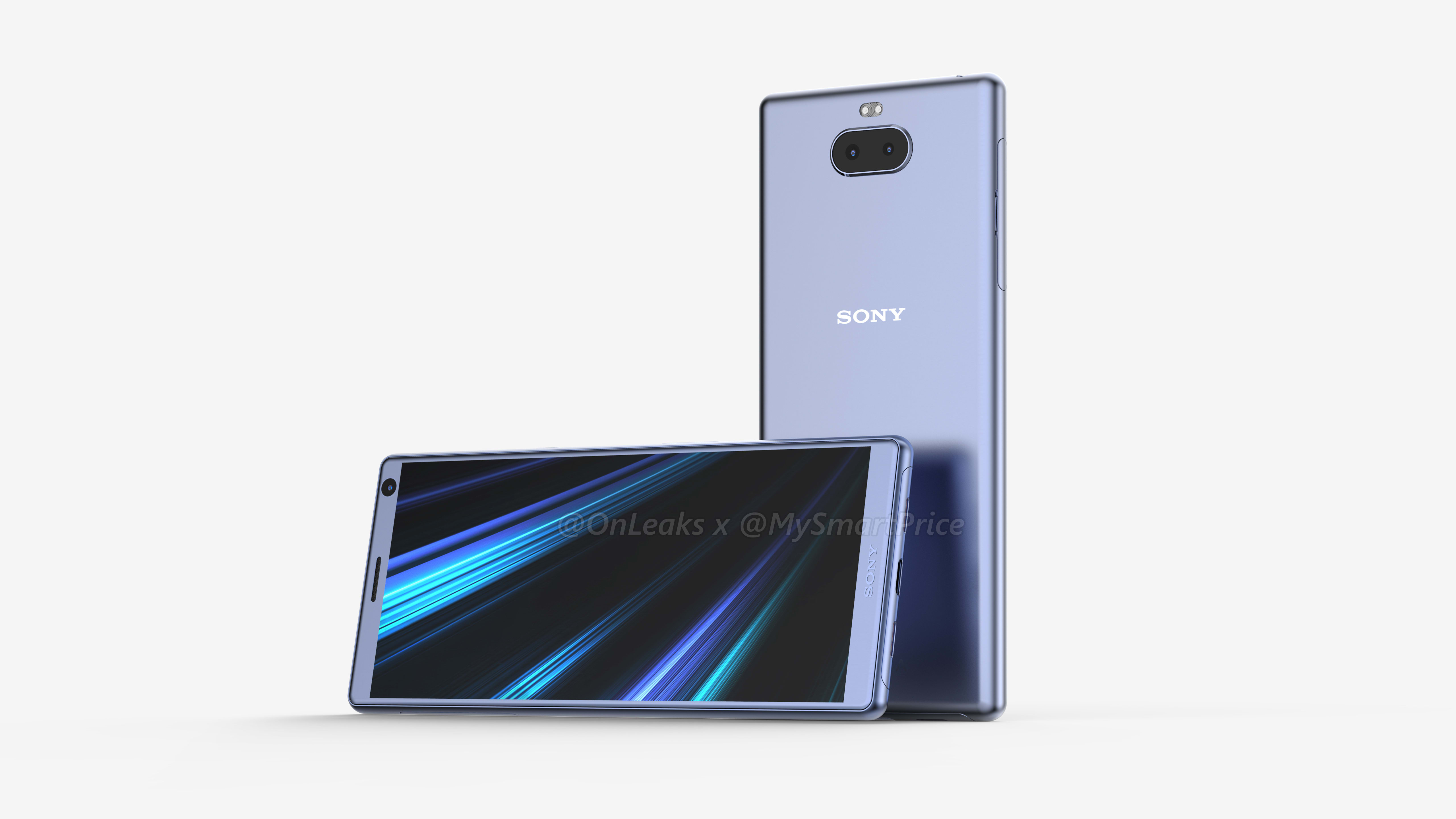 Details of the Sony Xperia XA3 surface Dual rear cameras