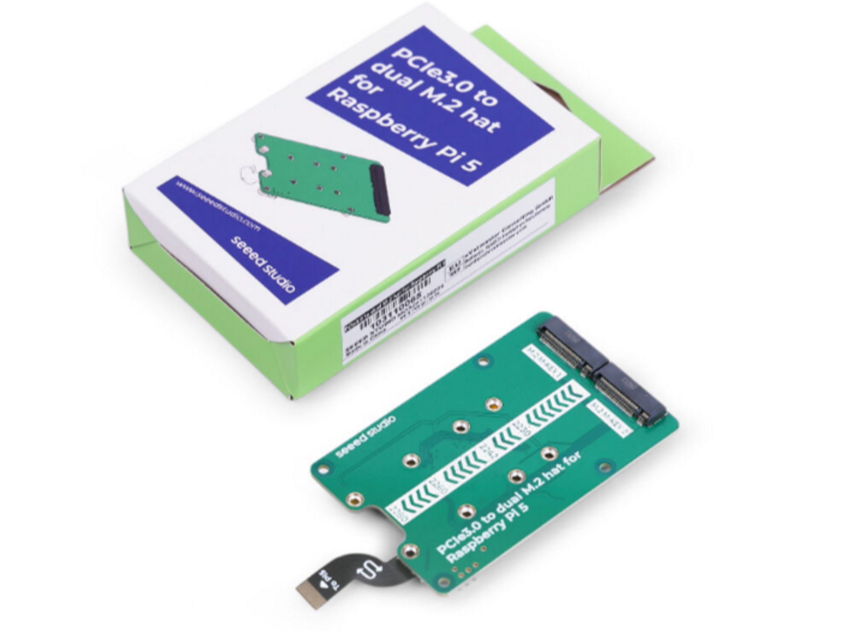 Seeed Studio, 듀얼 M.2 슬롯이 포함된 Raspberry Pi 5 PCIe 3.0 HAT를 45달러에 출시 Seeed Studio, 듀얼 M.2 슬롯이 포함된 Raspberry Pi 5 PCIe 3.0 HAT를 45달러에 출시