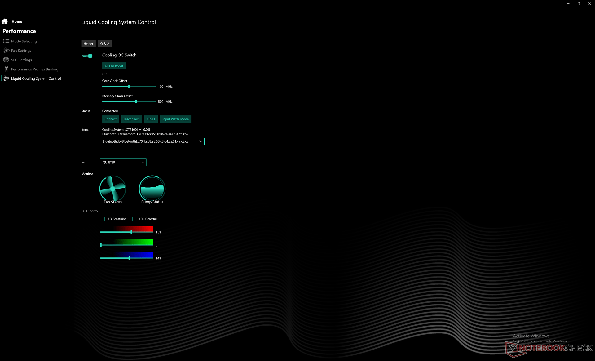 Liquid cooling box runs quieter than expected Uniwell Technology