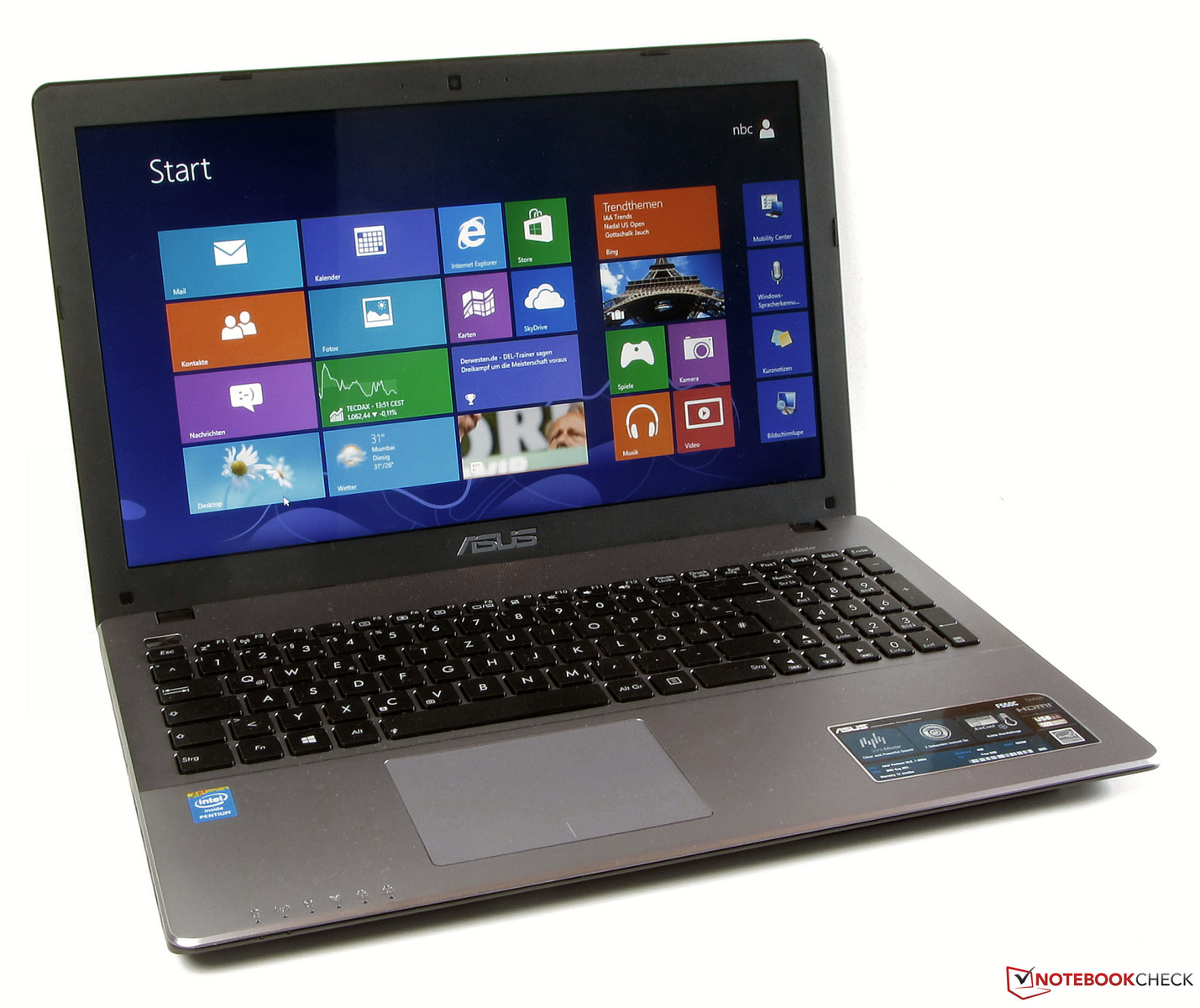 Review Asus F550CAXX078D Notebook Reviews