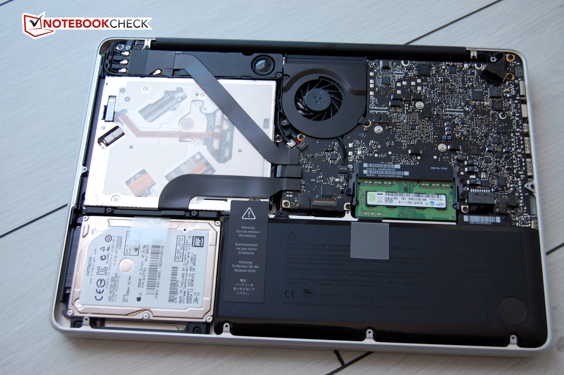 Review Apple MacBook Pro 13 2.5 GHz Mid 2012 Notebook NotebookCheck