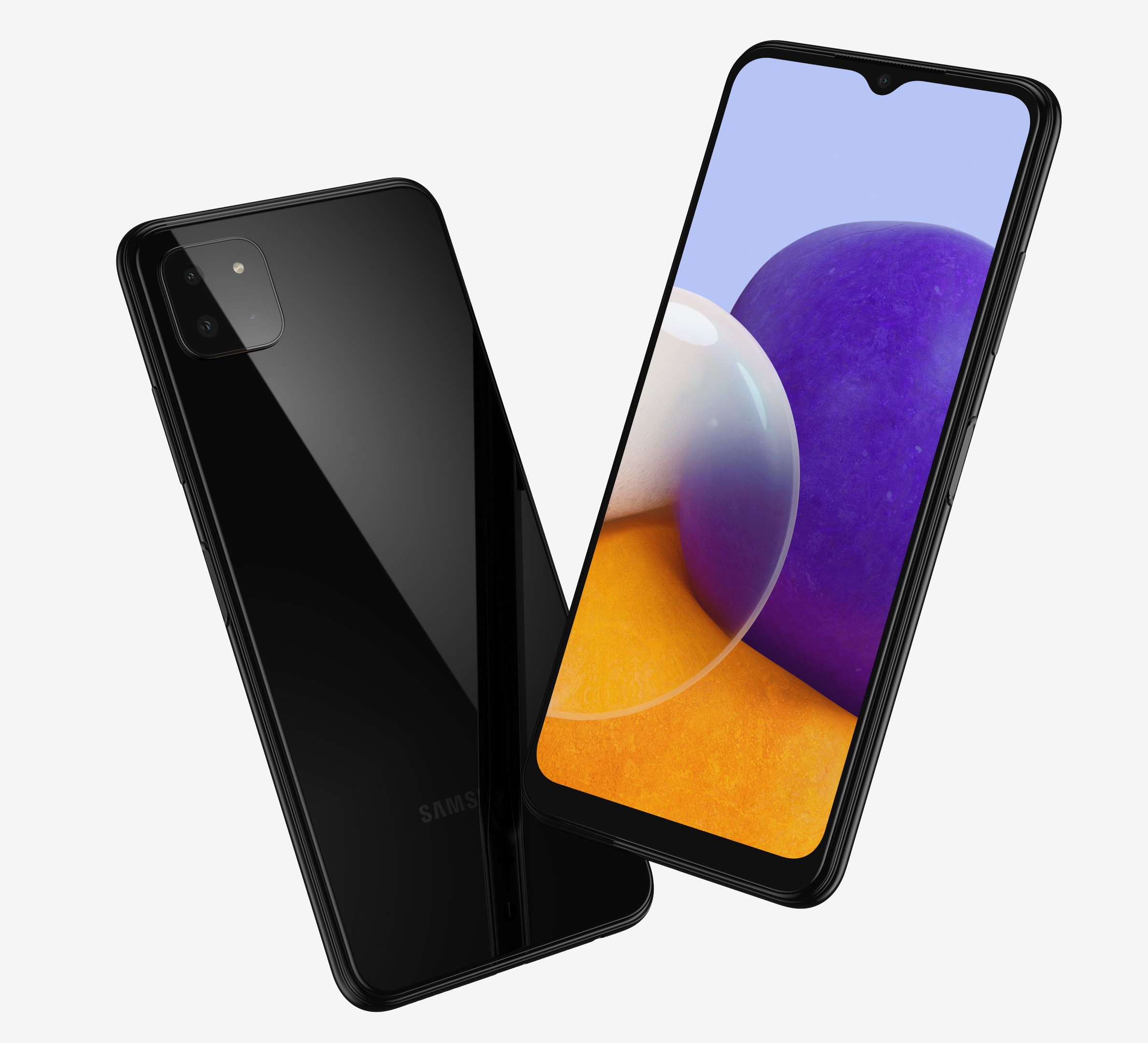 Los renders de Samsung Galaxy A22 revelan cómo será el smartphone 5G