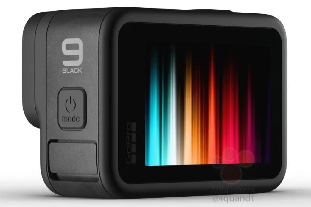 El GoPro Hero 9 Black filtrado confirma el nuevo color de la pantalla