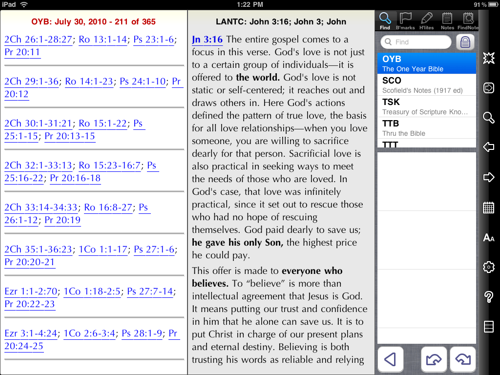 Bible Apps iPad Apps of the Week