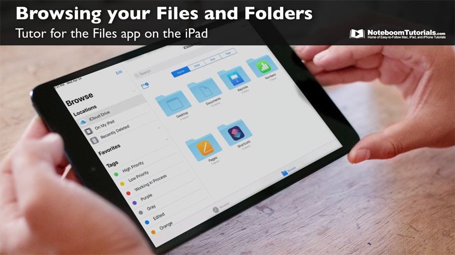 Tutor for Files for the iPad is now Available Noteboom Tutorials