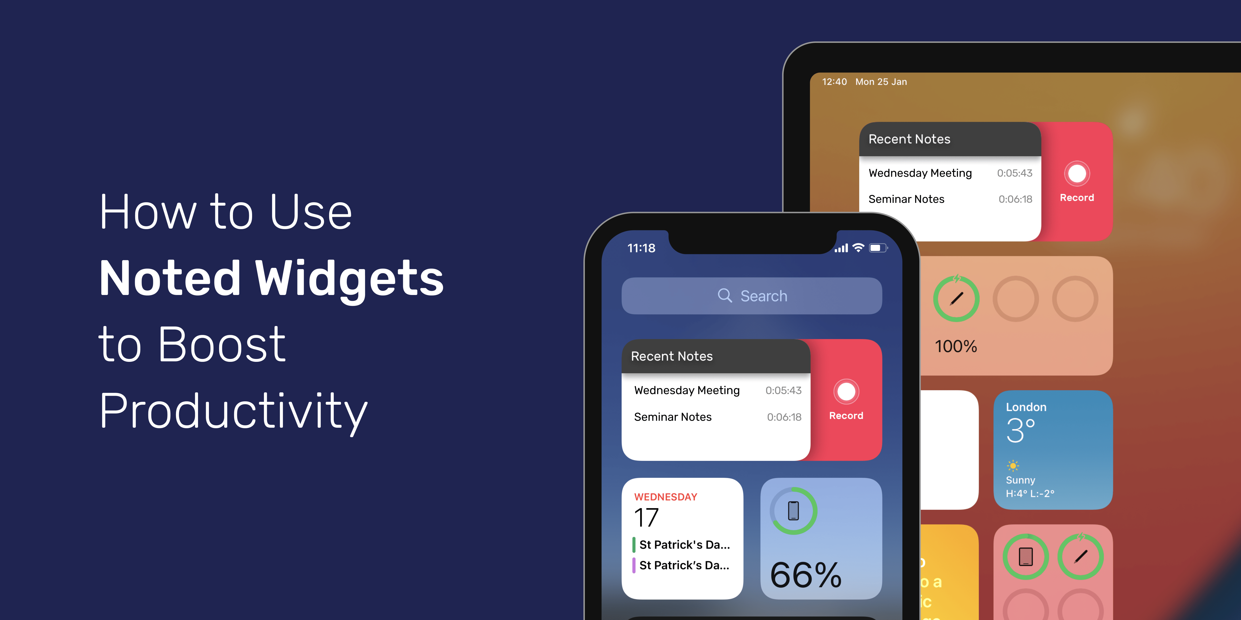 How to Use Noted Widgets to Boost Productivity Noted App