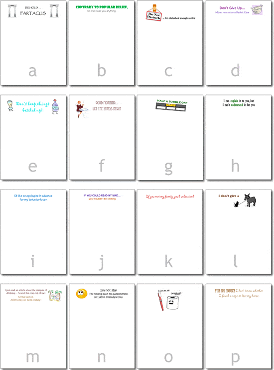 Funny Notepads