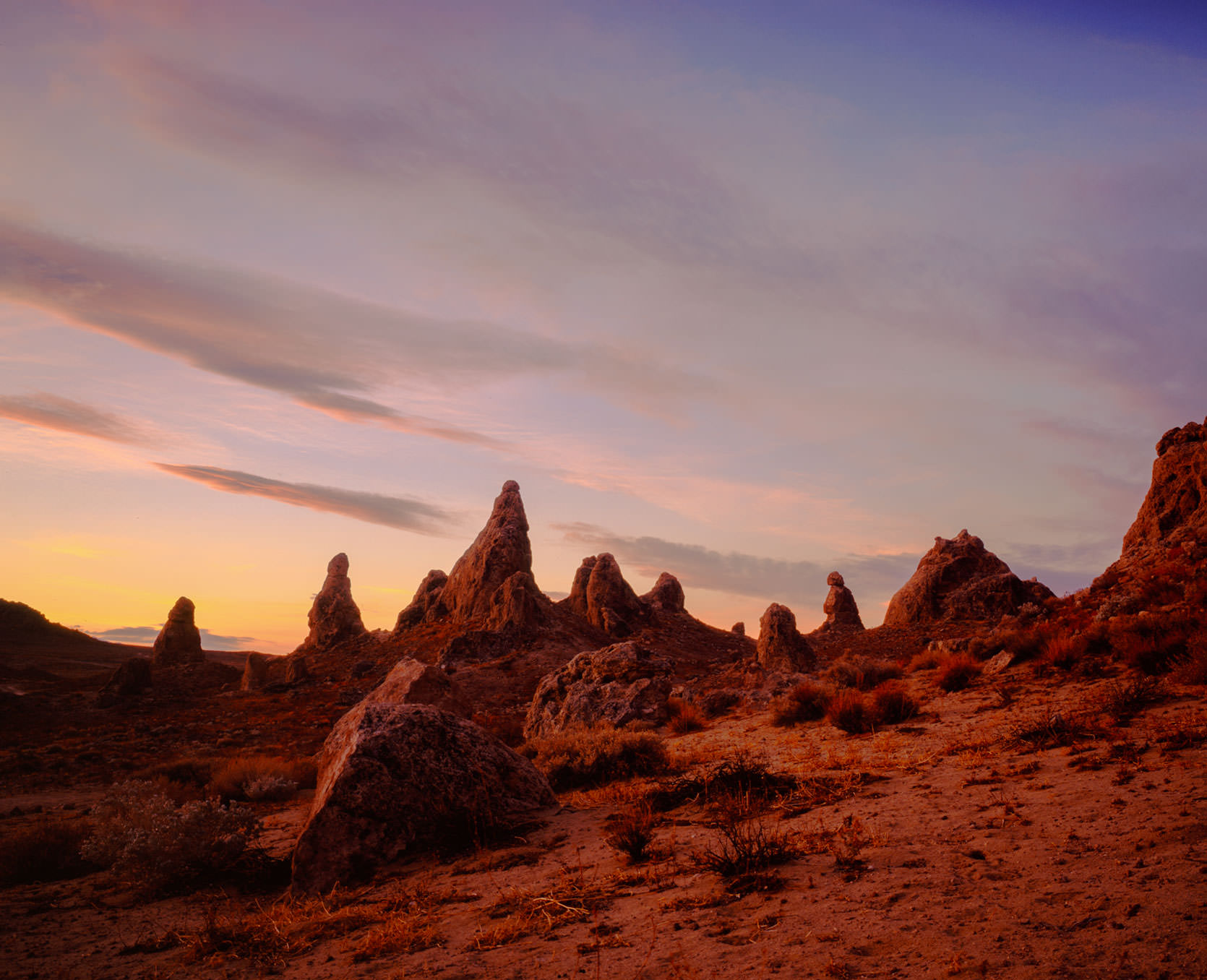 Wandering among California's Trona Pinnacles