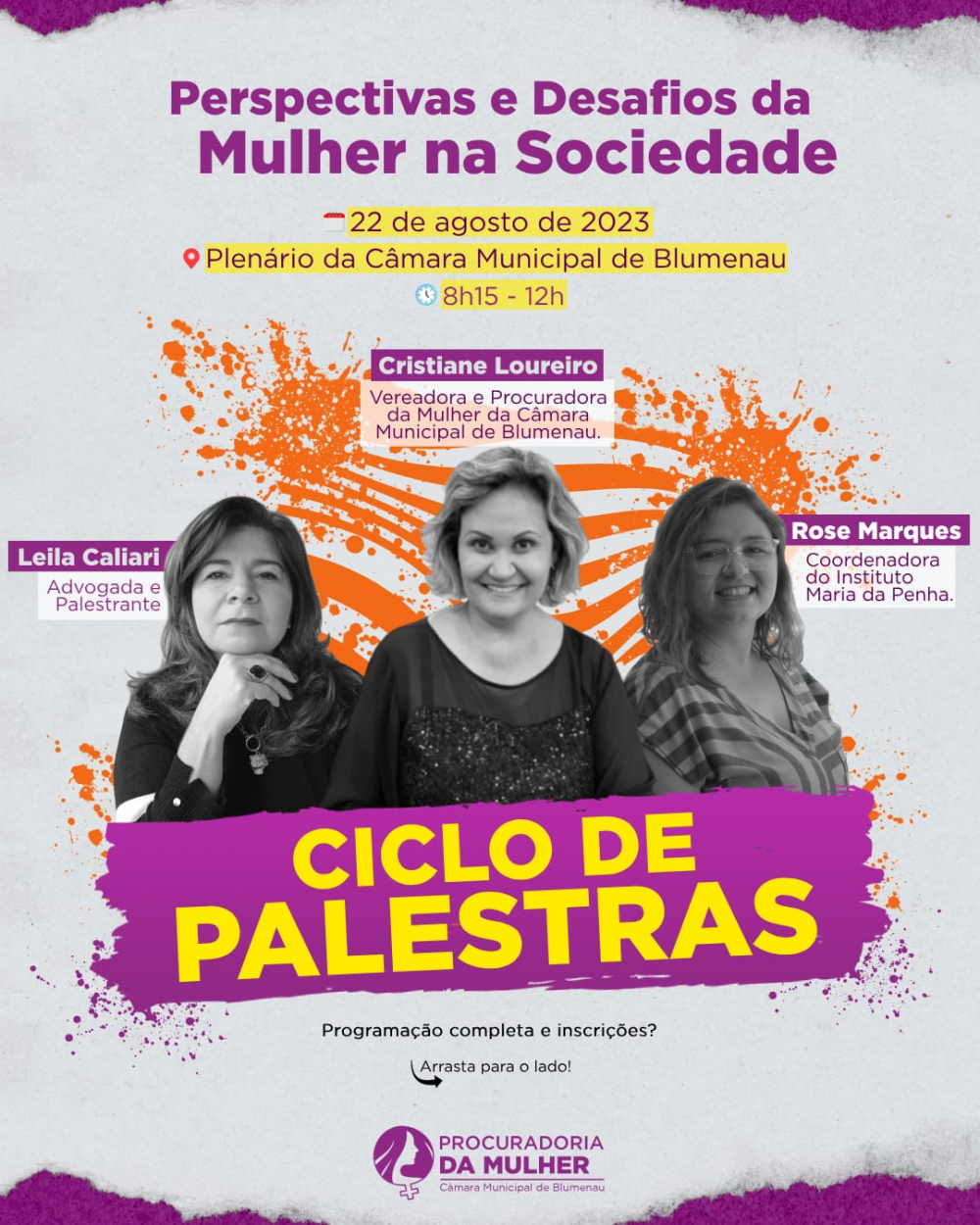 Jornal de Blumenau Procuradoria da Mulher da Câmara de Blumenau vai