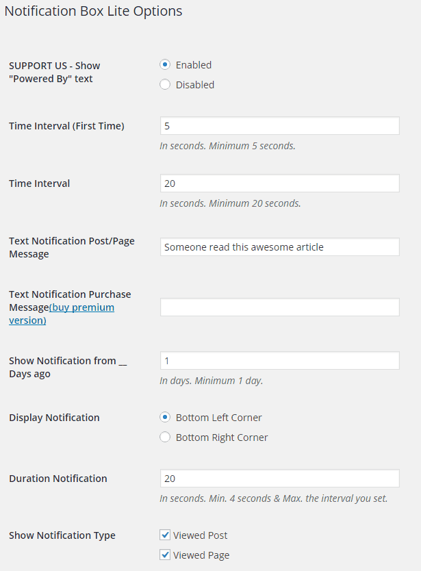 FREE NOTIFICATION BOX LITE IS OUT NOW! Notification Box