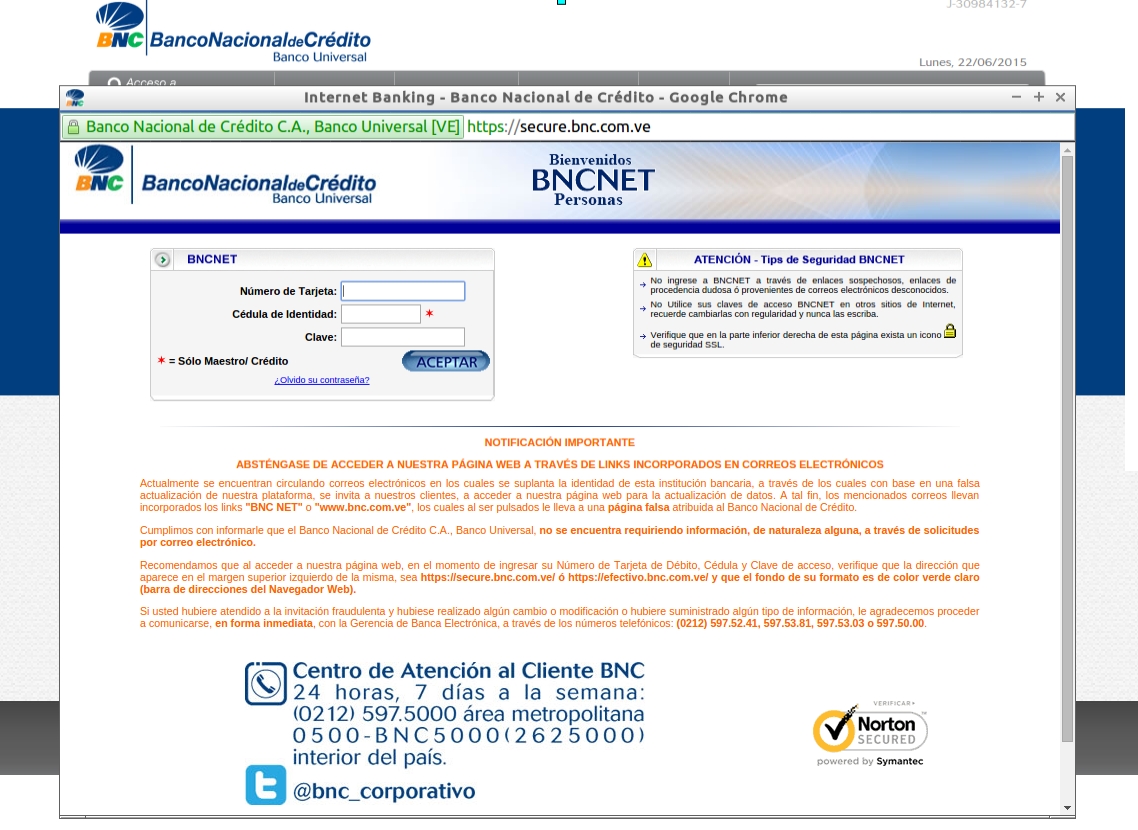 BNC Banco Nacional de Crédito Consulta Saldo En Línea