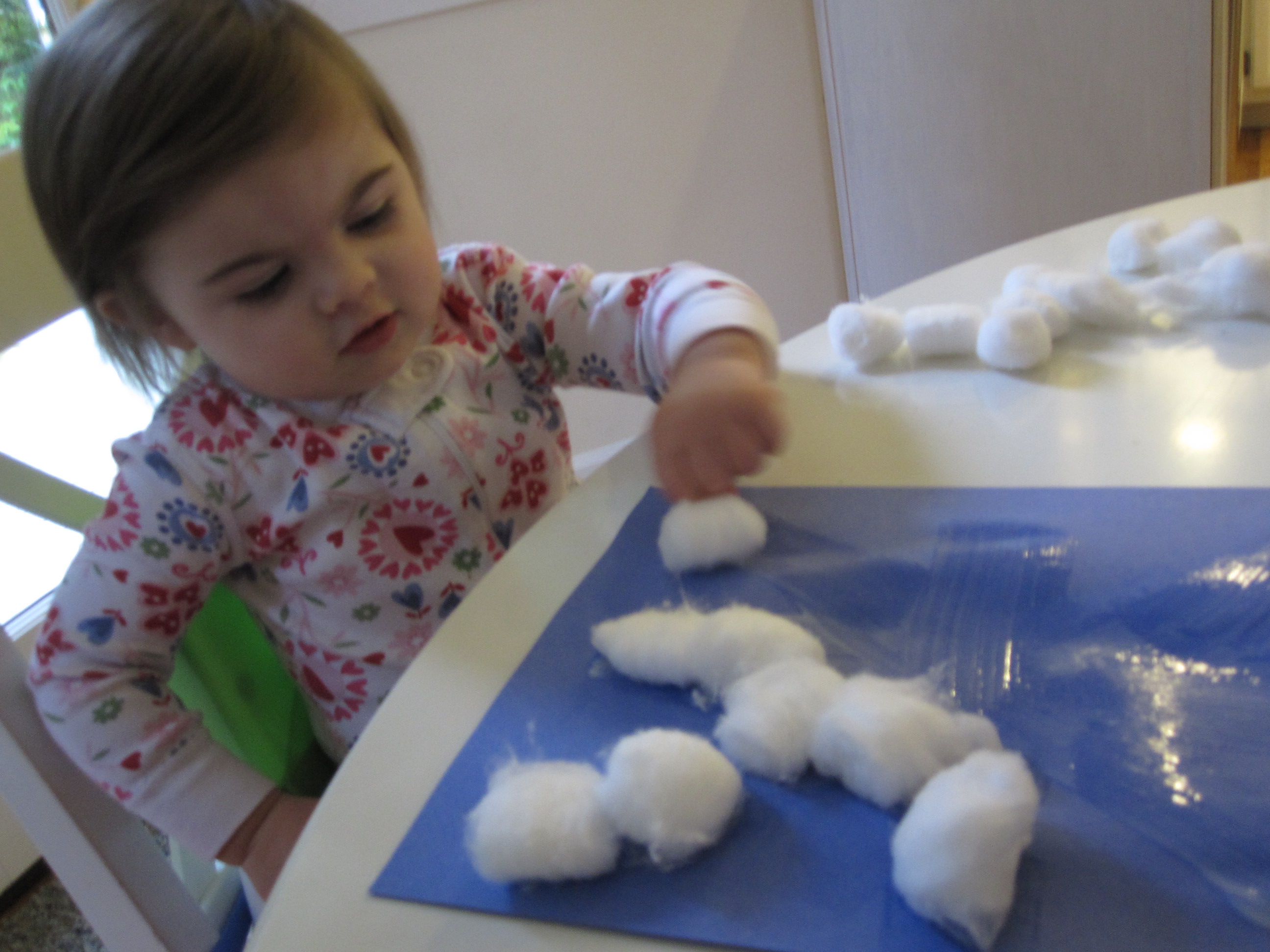 Cotton Ball Crafts For Toddlers