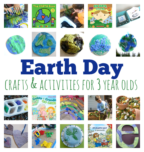 Earth Day Crafts and Activities For 3 year olds No Time For Flash Cards