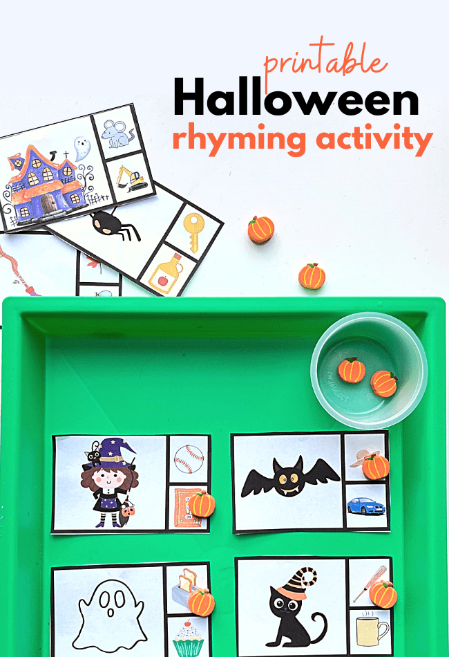 Halloween Rhyming Game - No Time For Flash Cards