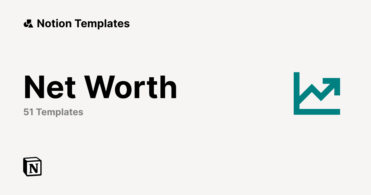 Best Net Worth Templates from Notion