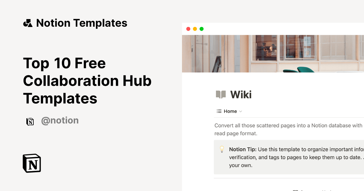 Top 10 Free Collaboration Hub Templates Notion Template Gallery