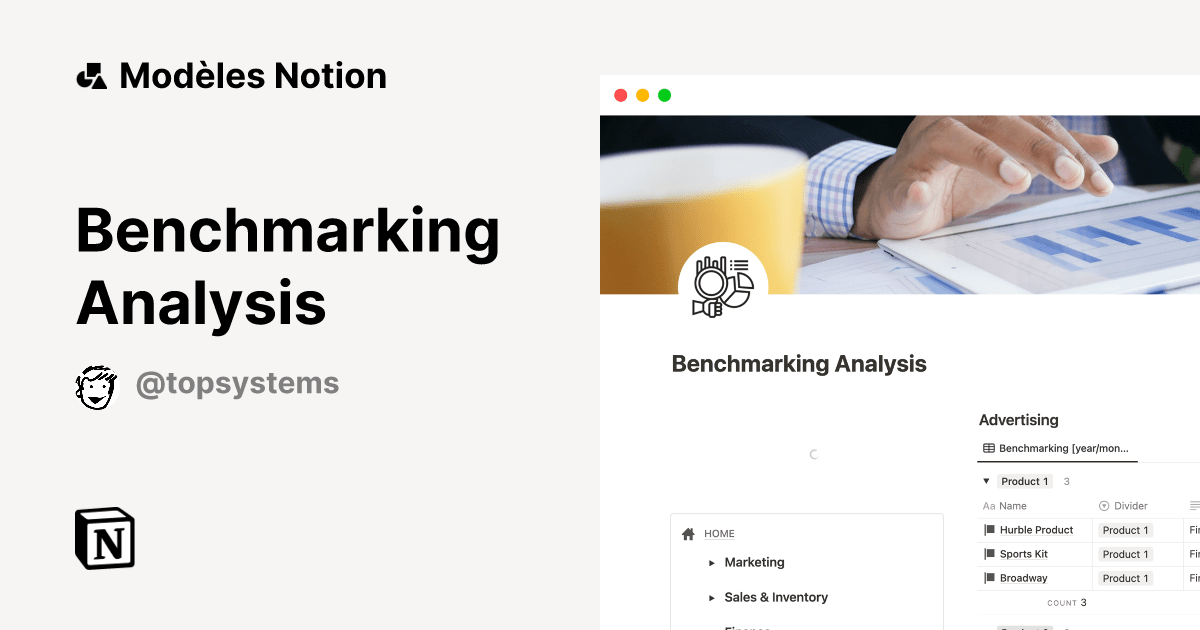 Benchmarking Analysis Modèle Notion