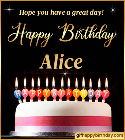 Gif Buon Compleanno Alice Notizie24h It
