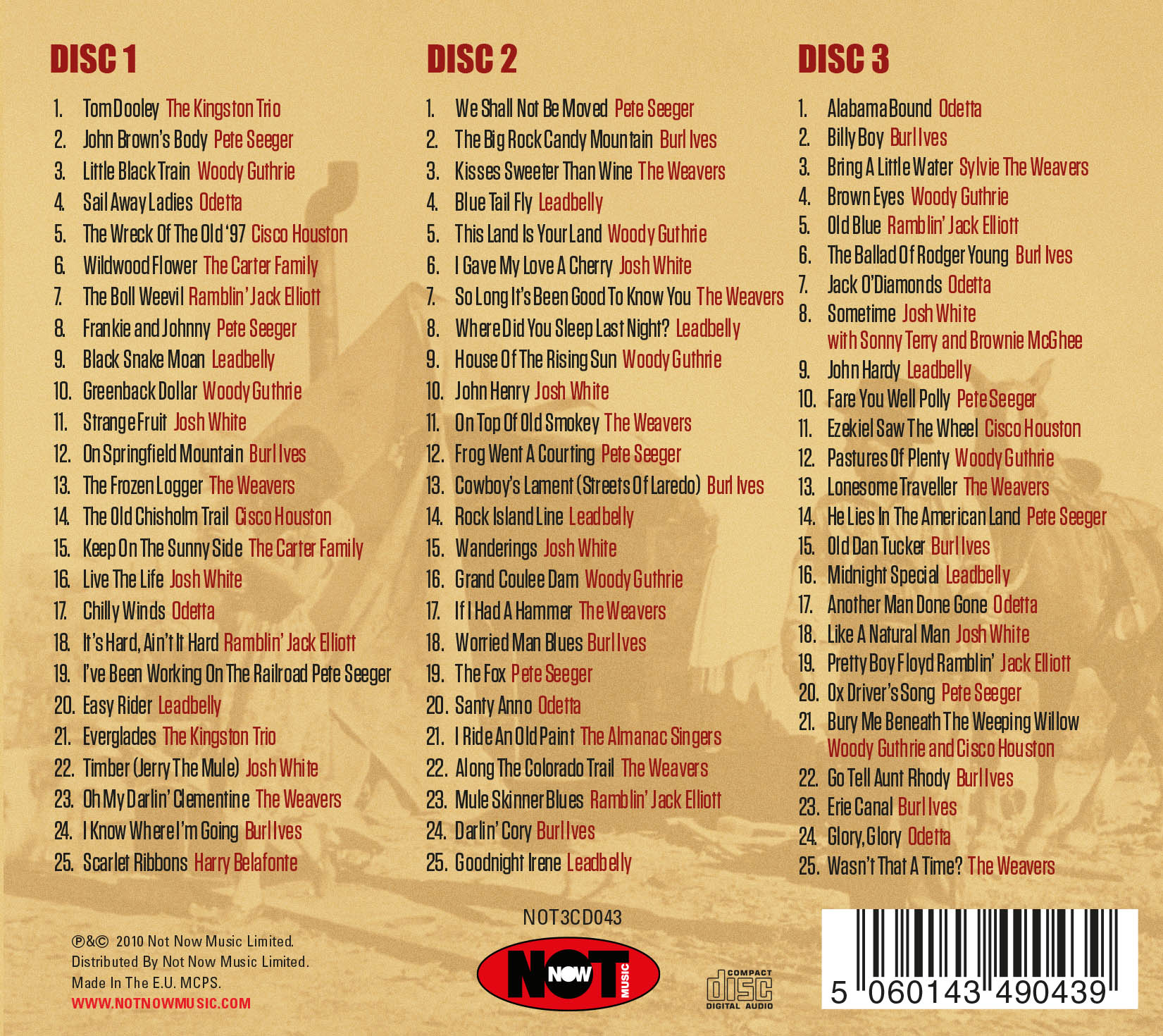 The History Of American Folk SONGS OF HOPE AND STRUGGLE (3CD SET